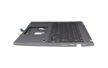 Clavier DE (allemand) gris foncé original pour Acer Chromebook Spin 713 (CP713-3W)