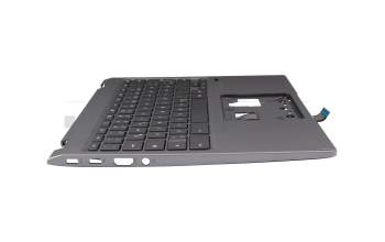 Clavier DE (allemand) gris foncé original pour Acer Chromebook Spin 713 (CP713-3W)