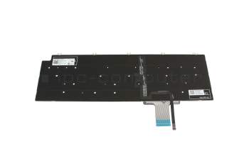 Clavier DE (allemand) gris/noir avec rétro-éclairage original pour Dell Precision 15 (7550)