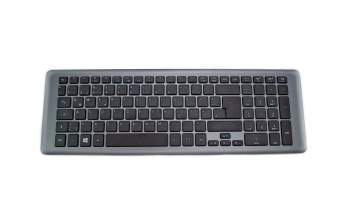 Clavier DE (allemand) noir/anthracite avec Chiclet original pour Acer TravelMate P2 (P273-M)