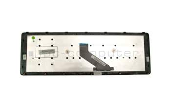 Clavier DE (allemand) noir/anthracite avec Chiclet original pour Acer TravelMate P2 (P273-M)