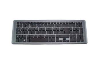 Clavier DE (allemand) noir/anthracite avec chiclet original pour Acer TravelMate P2 (P273-M)