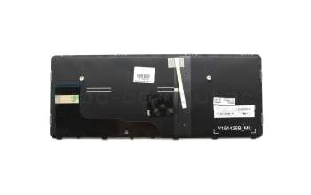 Clavier DE (allemand) noir/argent mat avec rétro-éclairage et mouse stick original pour HP Workstation Z240