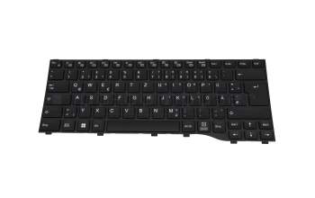 Clavier DE (allemand) noir/argent original pour Fujitsu LifeBook E4412