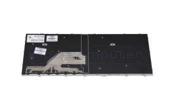 Clavier DE (allemand) noir/argent original pour HP ProBook 640 G4