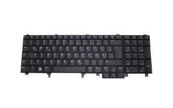 Clavier DE (allemand) noir avec mouse stick original pour Dell Precision M4700