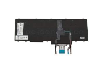 Clavier DE (allemand) noir avec rétro-éclairage et mouse stick original pour Dell Precision 15 (3530)