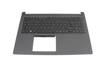 Clavier DE (allemand) noir avec rétro-éclairage original pour Acer Aspire 1 (A115-31)
