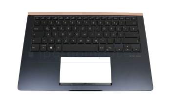 Clavier DE (allemand) noir avec rétro-éclairage original pour Asus ZenBook Pro 14 UX480FD
