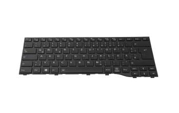 Clavier DE (allemand) noir avec rétro-éclairage original pour Fujitsu LifeBook U7411