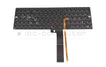 Clavier DE (allemand) noir avec rétro-éclairage original pour Tongfang GM7AG7P