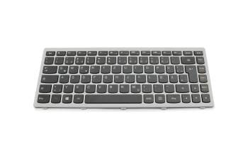 Clavier DE (allemand) noir/gris original pour Lenovo IdeaPad Flex 14 (80C4)