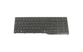 Clavier DE (allemand) noir/gris sans rétroéclairage original pour Fujitsu LifeBook E459