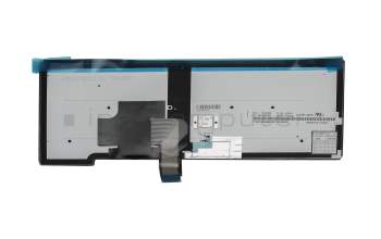 Clavier DE (allemand) noir/noir abattue avec rétro-éclairage et mouse stick pour Lenovo ThinkPad T431s (20A9/20AA/20AC)