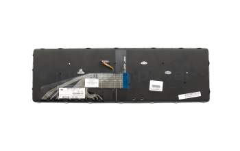 Clavier DE (allemand) noir/noir abattue avec rétro-éclairage original pour HP ProBook 455 G3