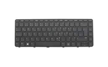 Clavier DE (allemand) noir/noir abattue original pour HP ProBook 645 G2