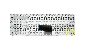 Clavier DE (allemand) noir/noir abattue pour Medion Akoya P7632 (C17BNN)