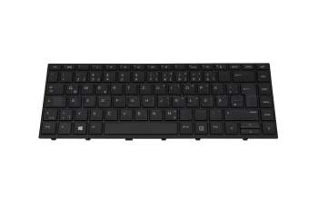 Clavier DE (allemand) noir/noir abattue sans Numpad original pour HP ProBook 430 G5