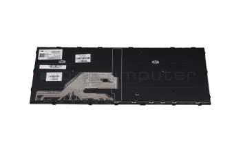 Clavier DE (allemand) noir/noir abattue sans Numpad original pour HP ProBook 430 G5