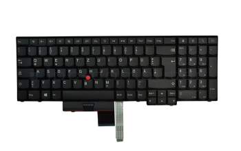 Clavier DE (allemand) noir/noir avec mouse stick original pour Lenovo ThinkPad Edge E430c
