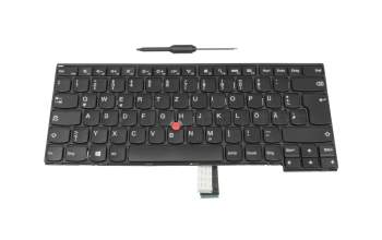 Clavier DE (allemand) noir/noir avec mouse stick original pour Lenovo ThinkPad Edge E540