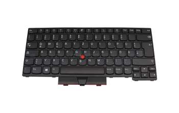 Clavier DE (allemand) noir/noir avec mouse stick original pour Lenovo ThinkPad L14 Gen 1 (20U5/20U6)