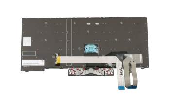 Clavier DE (allemand) noir/noir avec mouse stick original pour Lenovo ThinkPad T495 (20NJ/20NK)