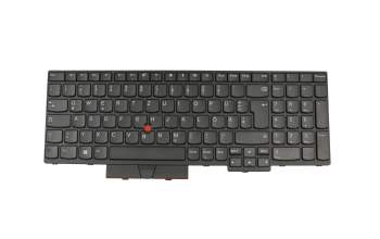 Clavier DE (allemand) noir/noir avec mouse stick pour Lenovo ThinkPad T570 (20H9/20HA/20JW/20JX)