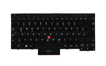 Clavier DE (allemand) noir/noir avec mouse stick pour Lenovo ThinkPad X230