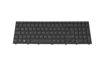 Clavier DE (allemand) noir/noir avec pavé numérique original pour HP ProBook 430 G5