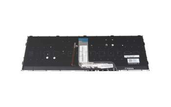 Clavier DE (allemand) noir/noir avec rétro-éclairage RGB original pour Nexoc BJ7 70IO 23V1 (NJ70PU)