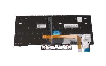 Clavier DE (allemand) noir/noir avec rétro-éclairage et mouse stick original pour Lenovo ThinkPad L13 Gen 2 (20VH/20VJ)