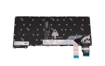 Clavier DE (allemand) noir/noir avec rétro-éclairage et mouse stick original pour Lenovo ThinkPad L13 Yoga Gen 4 (21FJ/21FK)