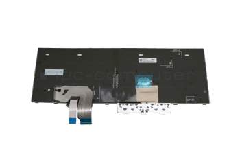 Clavier DE (allemand) noir/noir avec rétro-éclairage et mouse stick original pour Lenovo ThinkPad P15 Gen 1 (20ST/20SU)