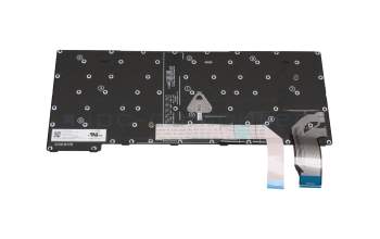 Clavier DE (allemand) noir/noir avec rétro-éclairage et mouse stick original pour Lenovo ThinkPad X13 Gen 2 (20WK/20WL)