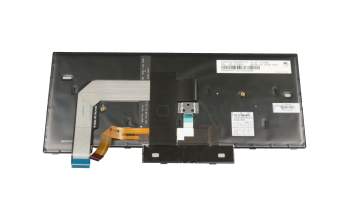 Clavier DE (allemand) noir/noir avec rétro-éclairage et mouse stick pour Lenovo ThinkPad T480 (20L5/20L6)