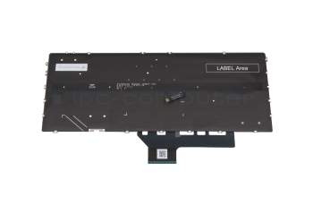 Clavier DE (allemand) noir/noir avec rétro-éclairage original pour HP Spectre x360 14-ef0000
