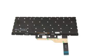 Clavier DE (allemand) noir/noir avec rétro-éclairage original pour MSI Stealth 15 A13VF/A13VE (MS-16V6)