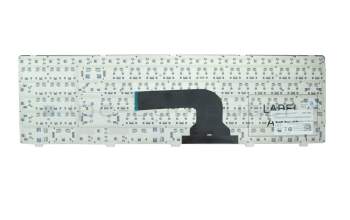 Clavier DE (allemand) noir/noir brillant original pour Dell Inspiron 15 (3537)