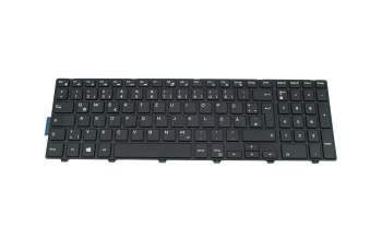 Clavier DE (allemand) noir/noir original pour Dell Inspiron 15 (3542)