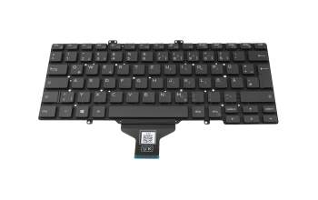 Clavier DE (allemand) noir/noir original pour Dell Latitude 14 (5410)