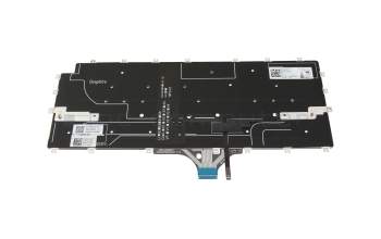Clavier DE (allemand) noir/noir original pour Dell Latitude 9520 2-in-1