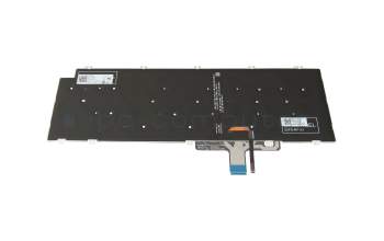 Clavier DE (allemand) noir/noir original pour Dell Precision 15 (3561)