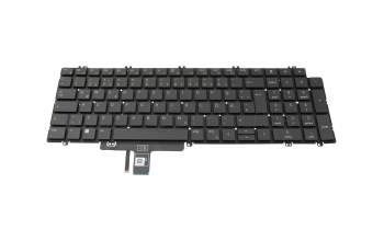 Clavier DE (allemand) noir/noir original pour Dell Precision 17 (7780)