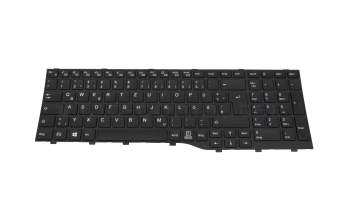 Clavier DE (allemand) noir/noir original pour Fujitsu LifeBook E5513A