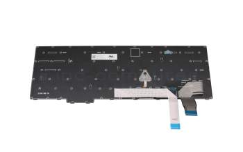 Clavier DE (allemand) noir/noir original pour Lenovo ThinkPad P16s Gen 2 (21HK/21HL)