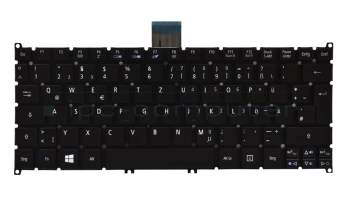 Clavier DE (allemand) noir original pour Acer Aspire One 756