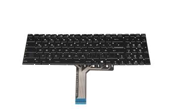 Clavier DE (allemand) noir original pour MSI GE63 Raider RGB 9SE/9SG (MS-16P7)