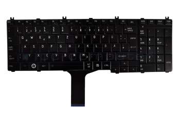 Clavier DE (allemand) noir original pour Toshiba Satellite L775D