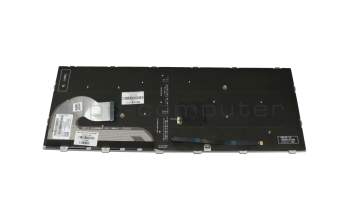Clavier FR (français) noir/argent avec rétro-éclairage et mouse stick original pour HP EliteBook 745 G5
